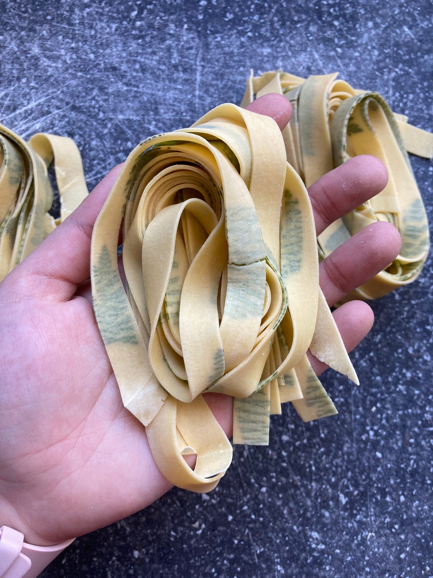 4/4 Herb Laminated Pappardelle with Brown Butter and Crispy Prosciutto