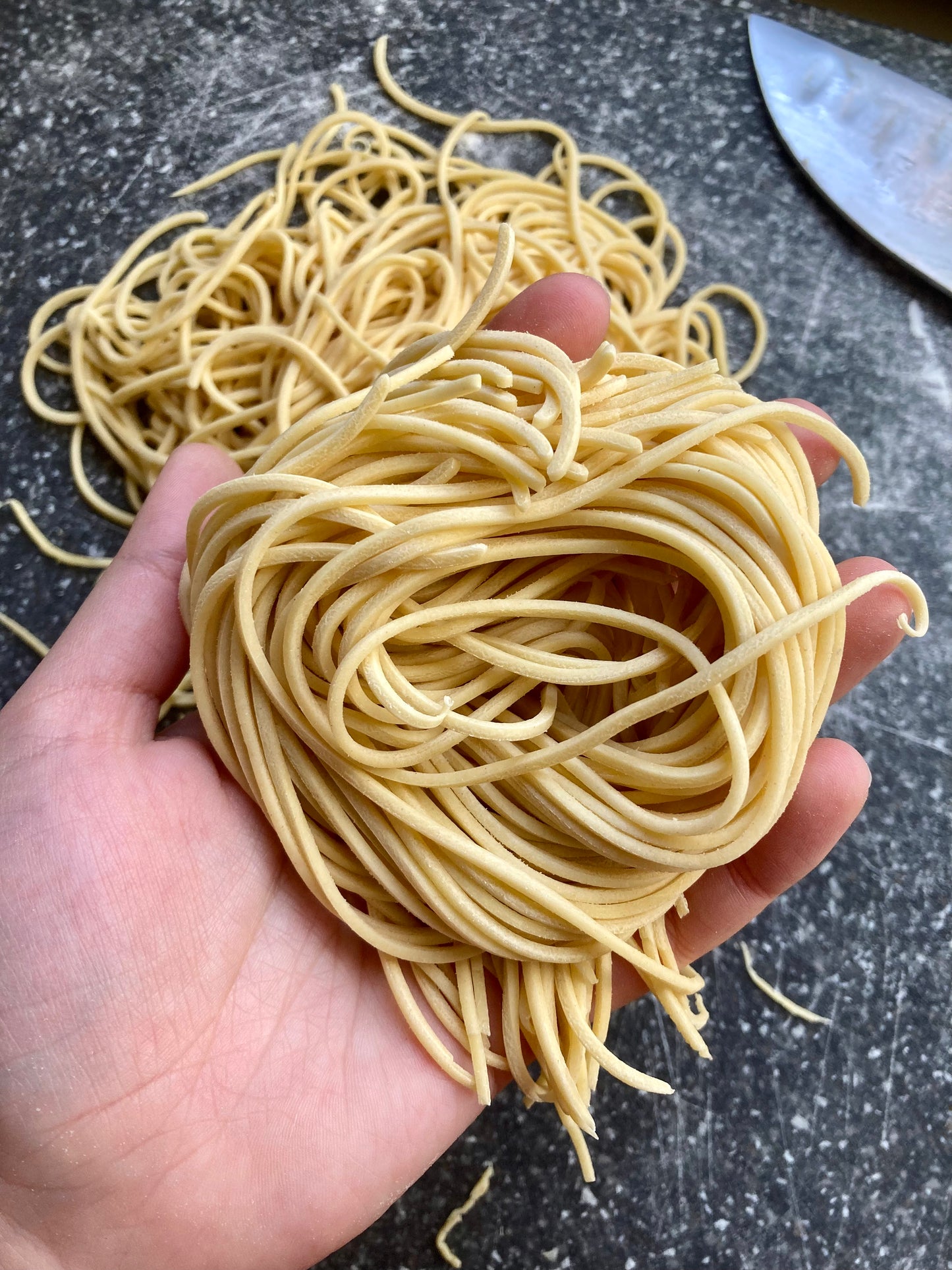 9/28 Roasted Garlic Miso Cream Spaghetti