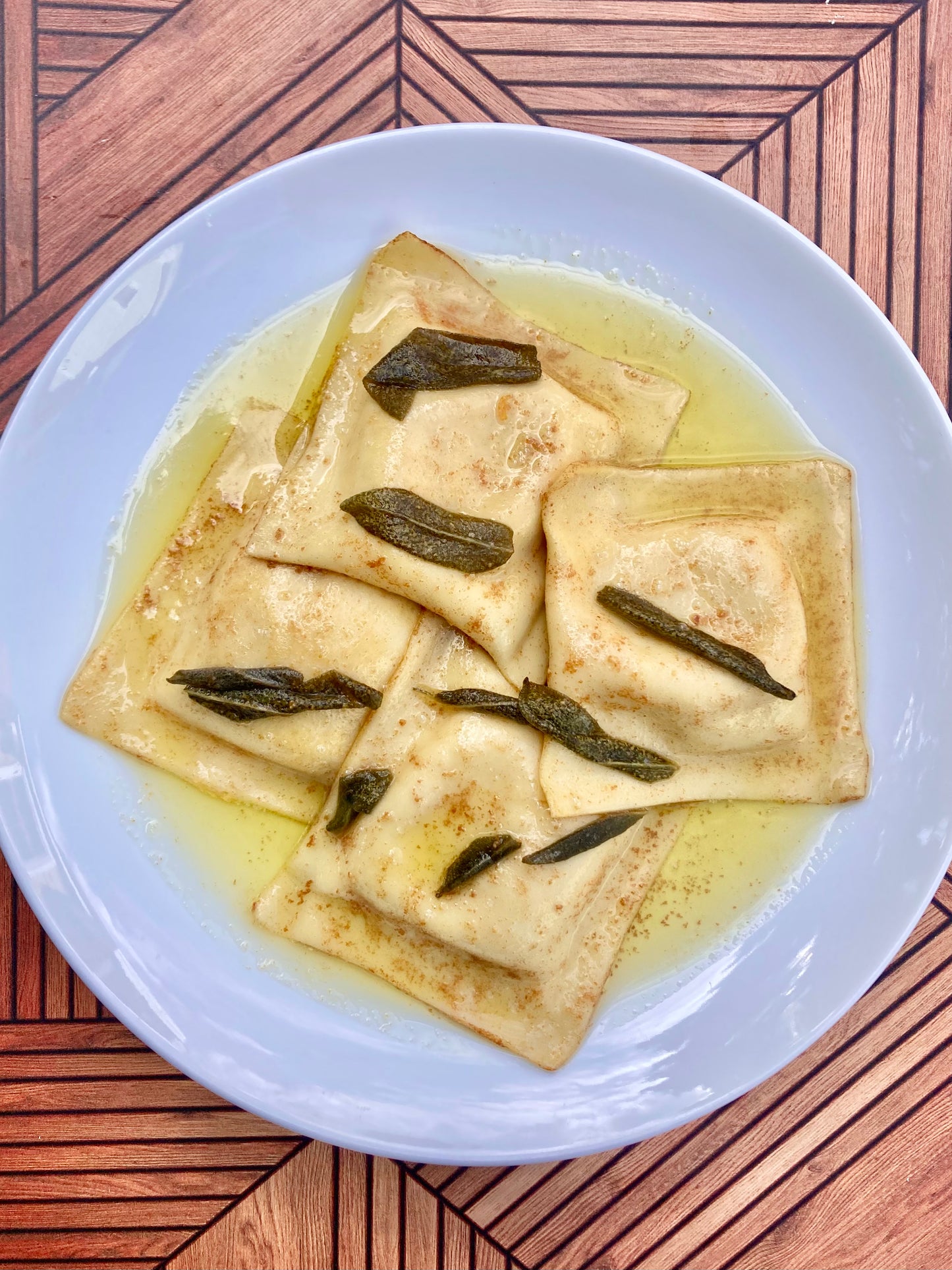 10/14 - Pumpkin and Goat Cheese Ravioli