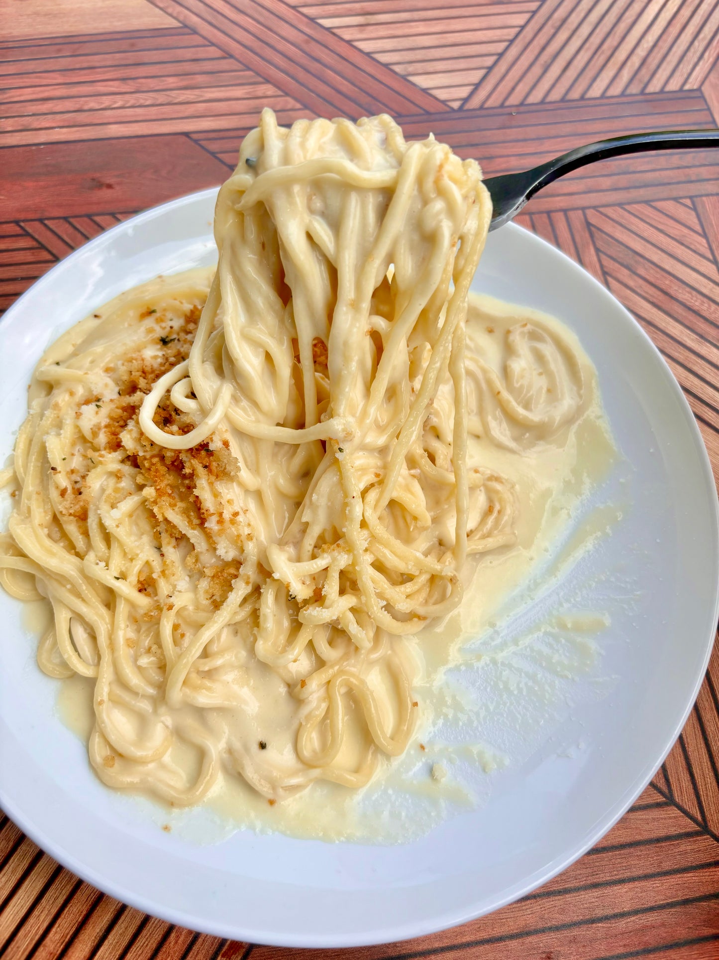 9/28 Roasted Garlic Miso Cream Spaghetti