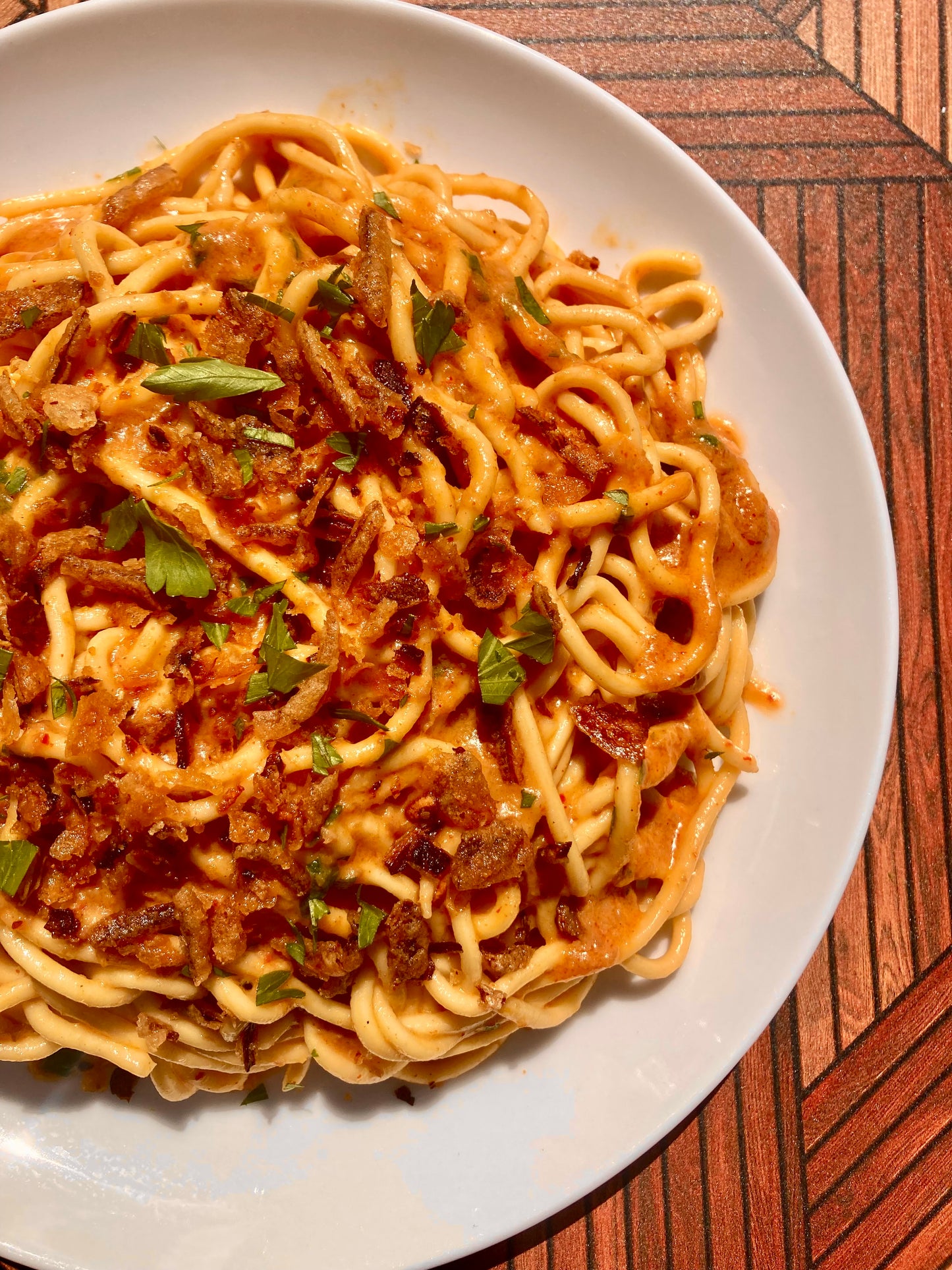 9/30 - Nduja Garlic Rosemary Spaghetti