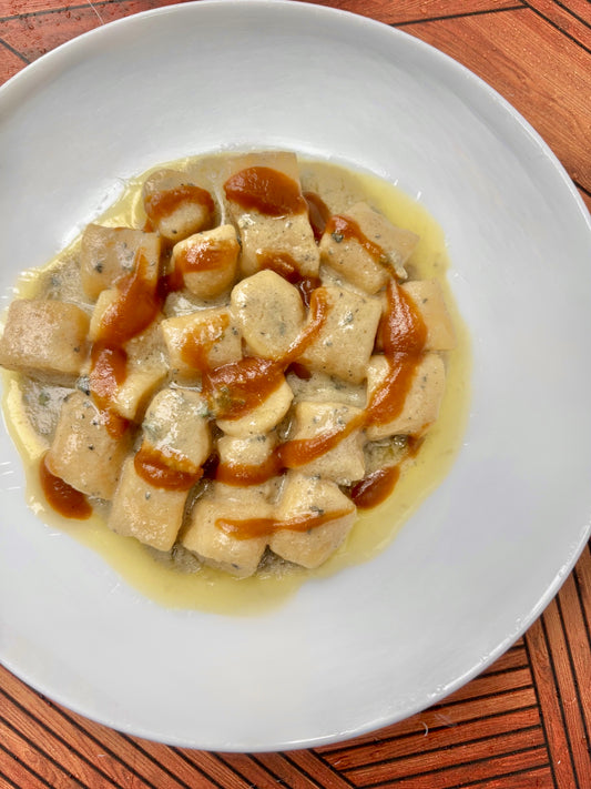 11/22 Ricotta Gnocchi al Bleu de Aoste